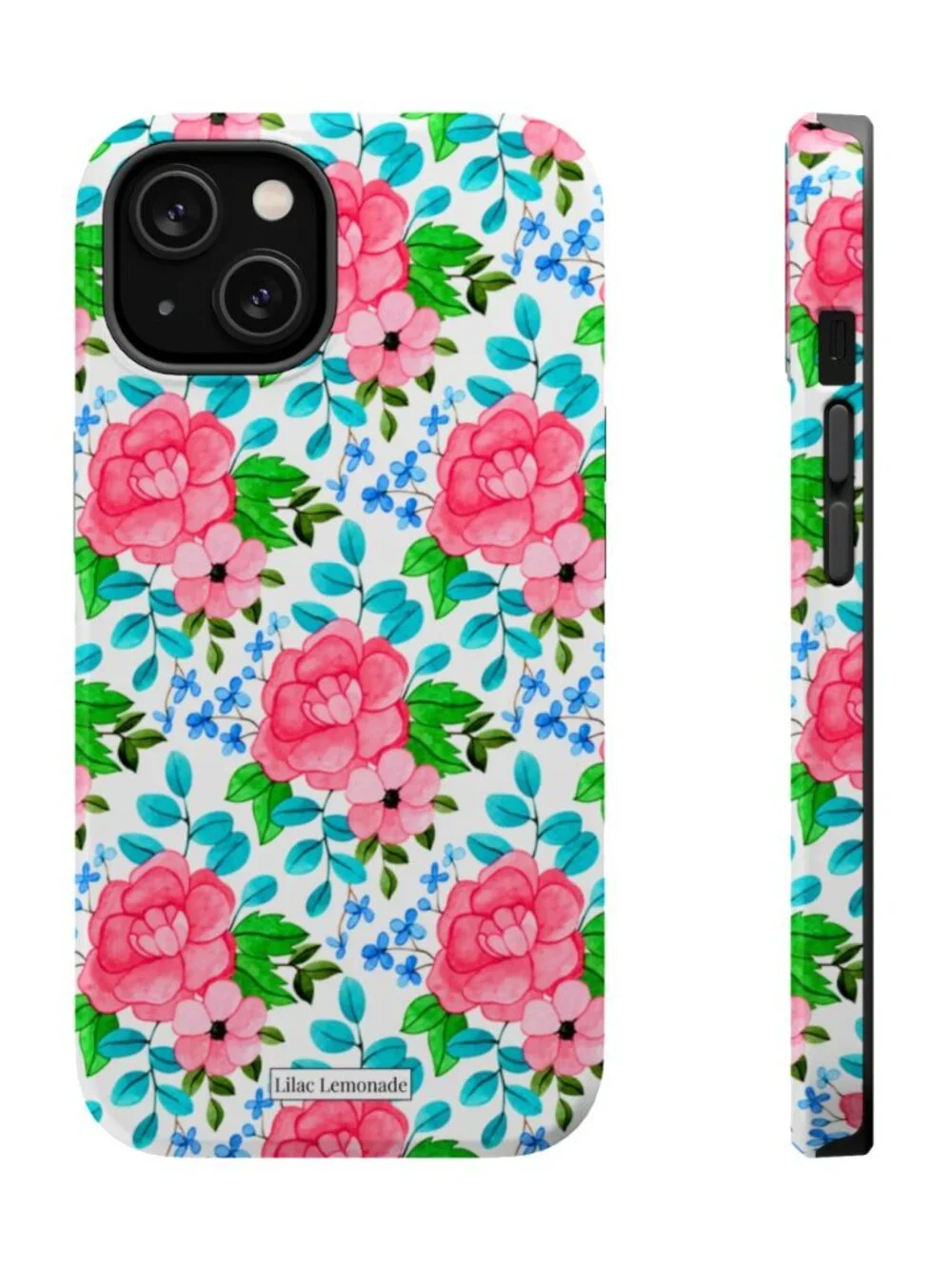 PETAL POP-Pink Floral Protective Phone Case